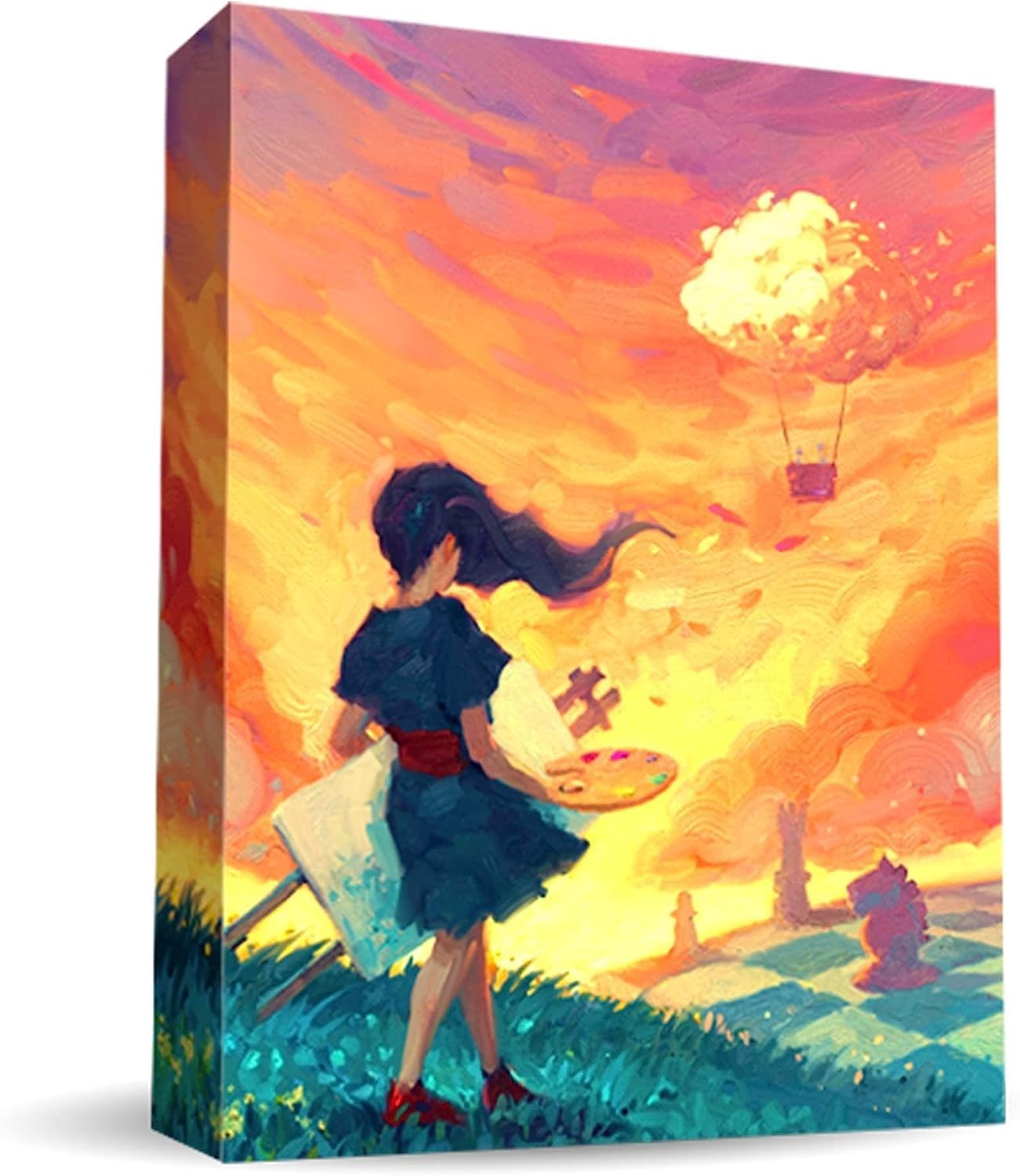 Board Games Canvas Card Game Creative Art Themed Strategy, Hand Management And Set Collection Game For Adults And Teens Ages 14+