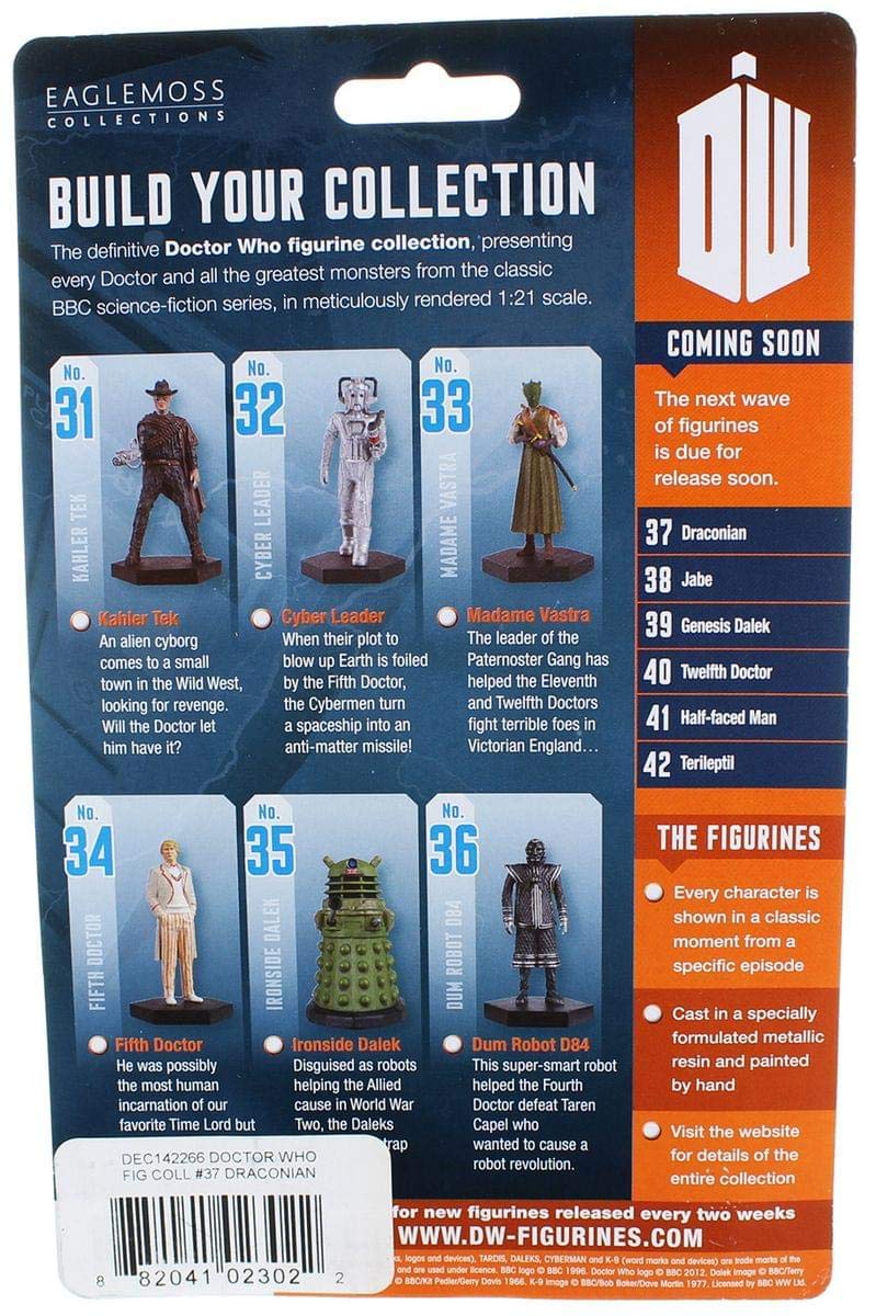 Underground Toys Doctor Who Draconian 4' Resin Collectible Figure
