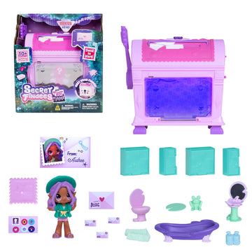 Goliath Magic Mailbox Pink - Secret Findees with 10+ Surprises, Includes Audree or Roxee, Recommended for Ages 4+