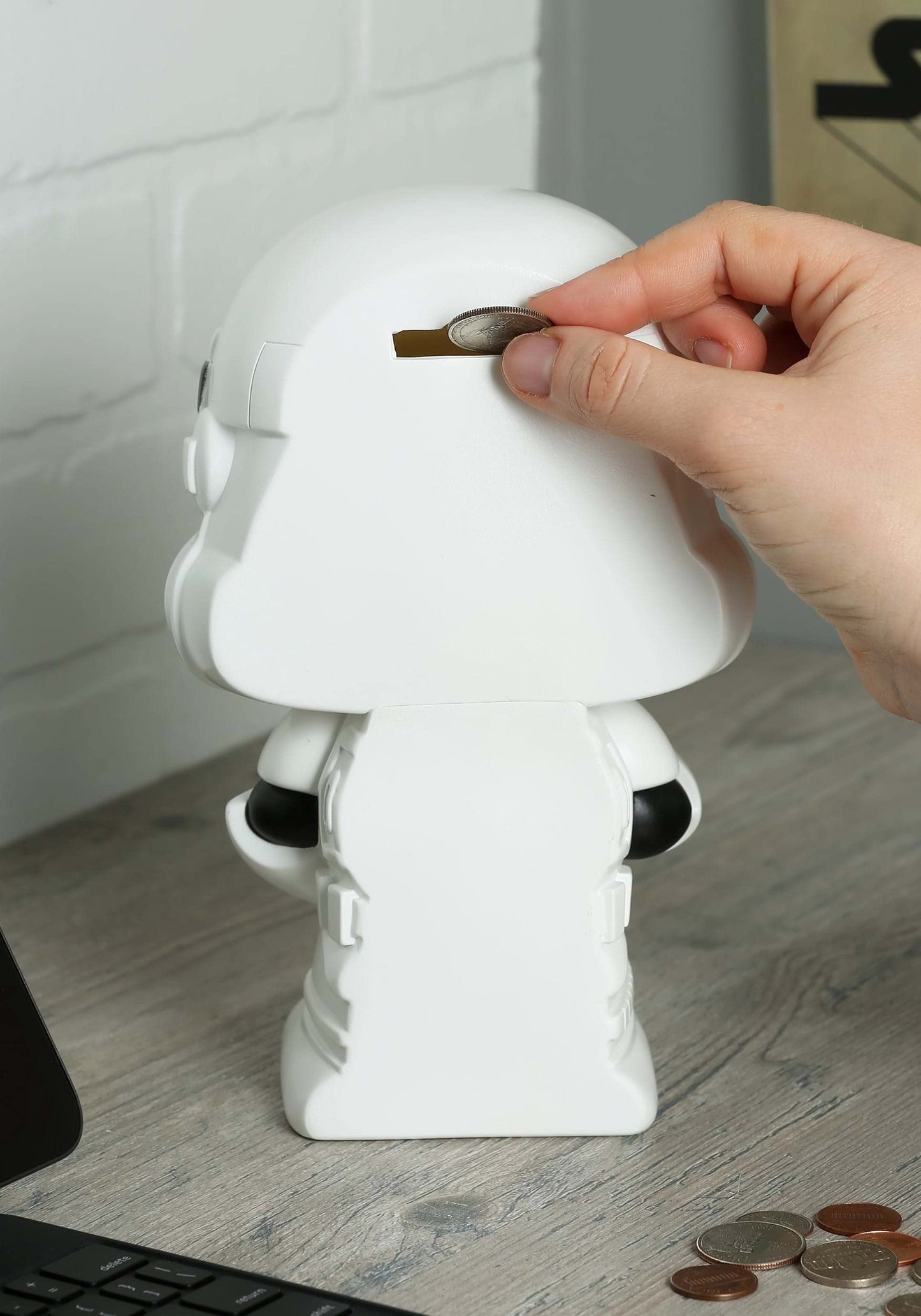 Star Wars Stormtrooper Pvc Bank, White, Standard