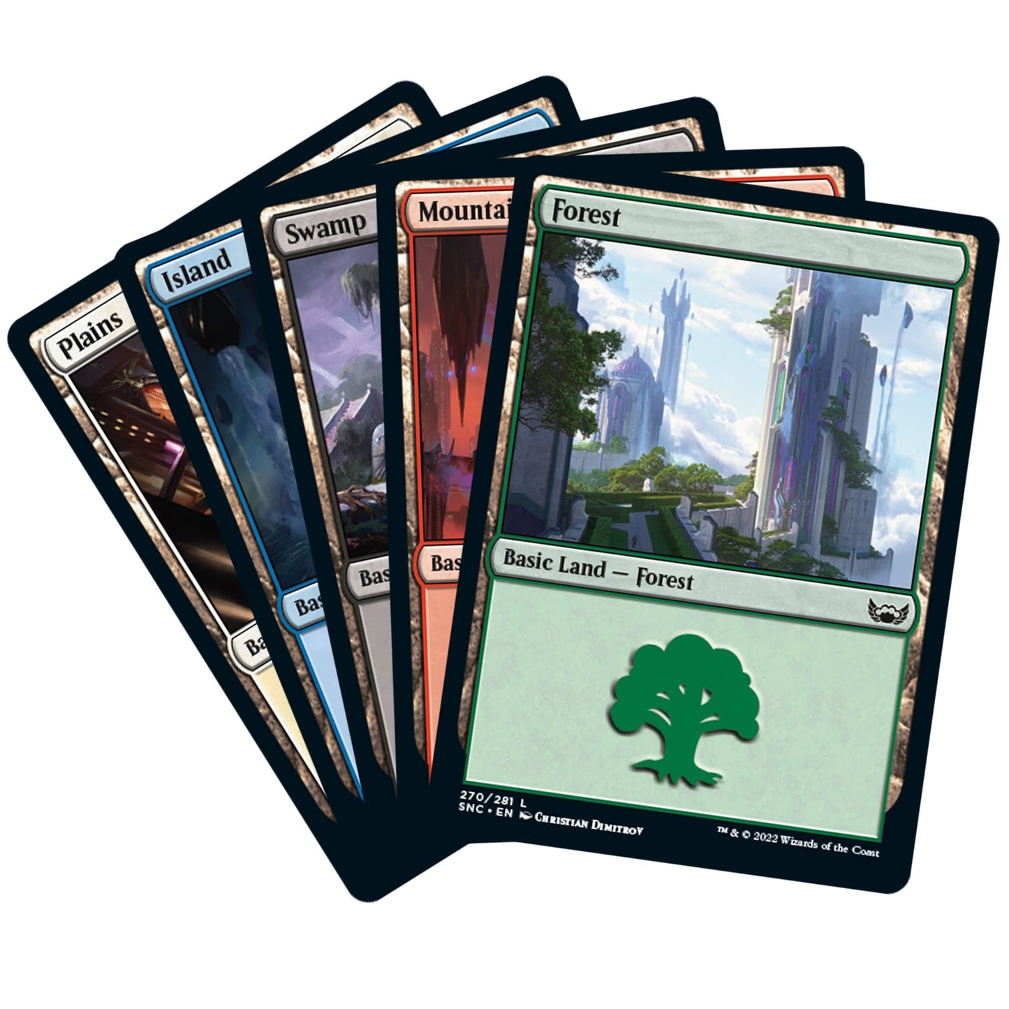 Magic: The Gathering Streets Of New Capenna Bundle | 8 Set Boosters + Accessories