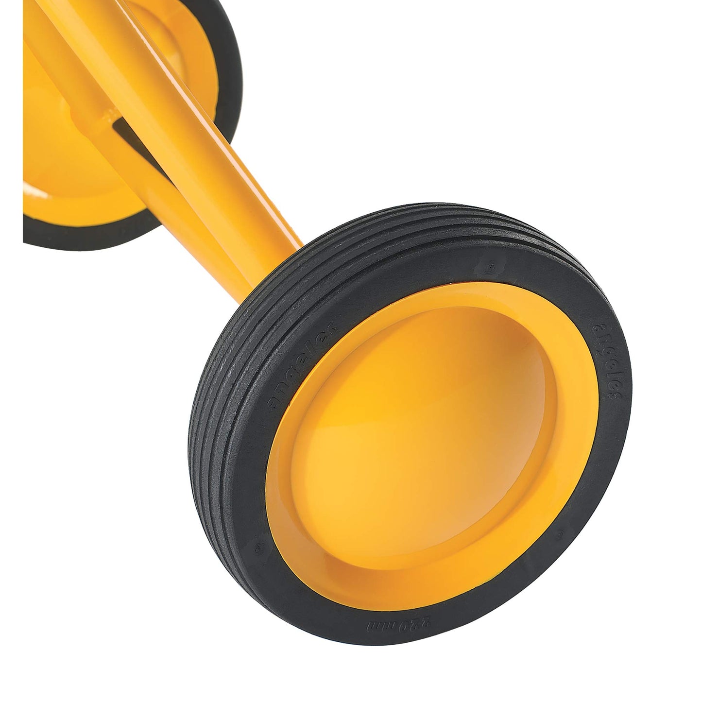 MYRIDER Toddler Trike, Kids Tricycle for Preschool, Daycare, Playground Kids Tricycles, Rubber Tires, Yellow/Black, 12'' Chairot