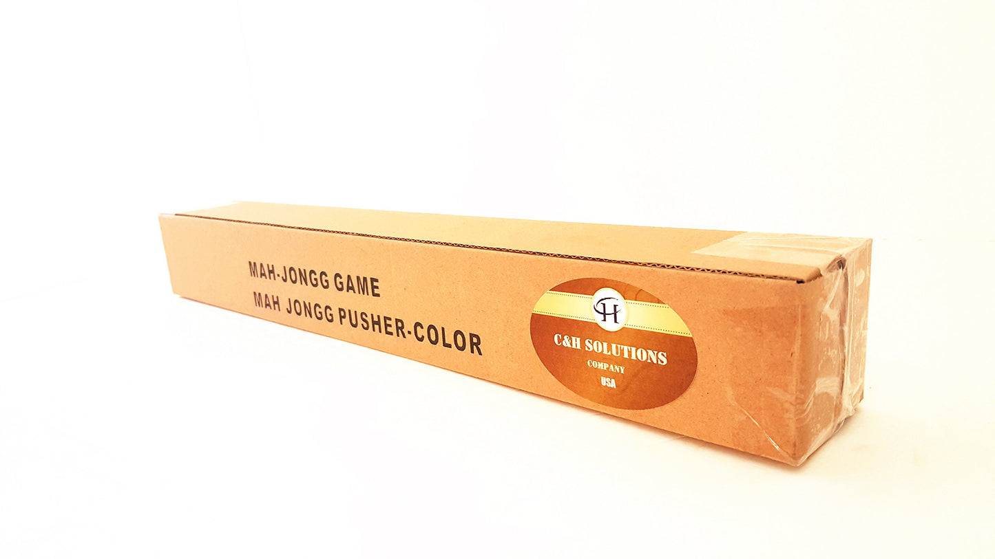 C&H Solutions Color Acrylic Mahjong Pushers Set of 4, 18" - Durable Acrylic, Perfect for Game Nights and Tournaments