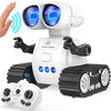 TOY Life Rechargeable Remote Control Robot Toys with Auto-Demonstration, Music & LED Eyes. Walkie Talkie Robot Toys for Kids 7 8