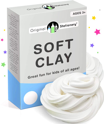 Original Stationery Soft Clay For Slime Making, Moldable Modeling Clay For Kids, Add To Glue And Shaving Foam For Butter Slimes, 1.3 Lbs/600G, Fun Easter And Birthday Gift, Slime Mix Ins Supplies