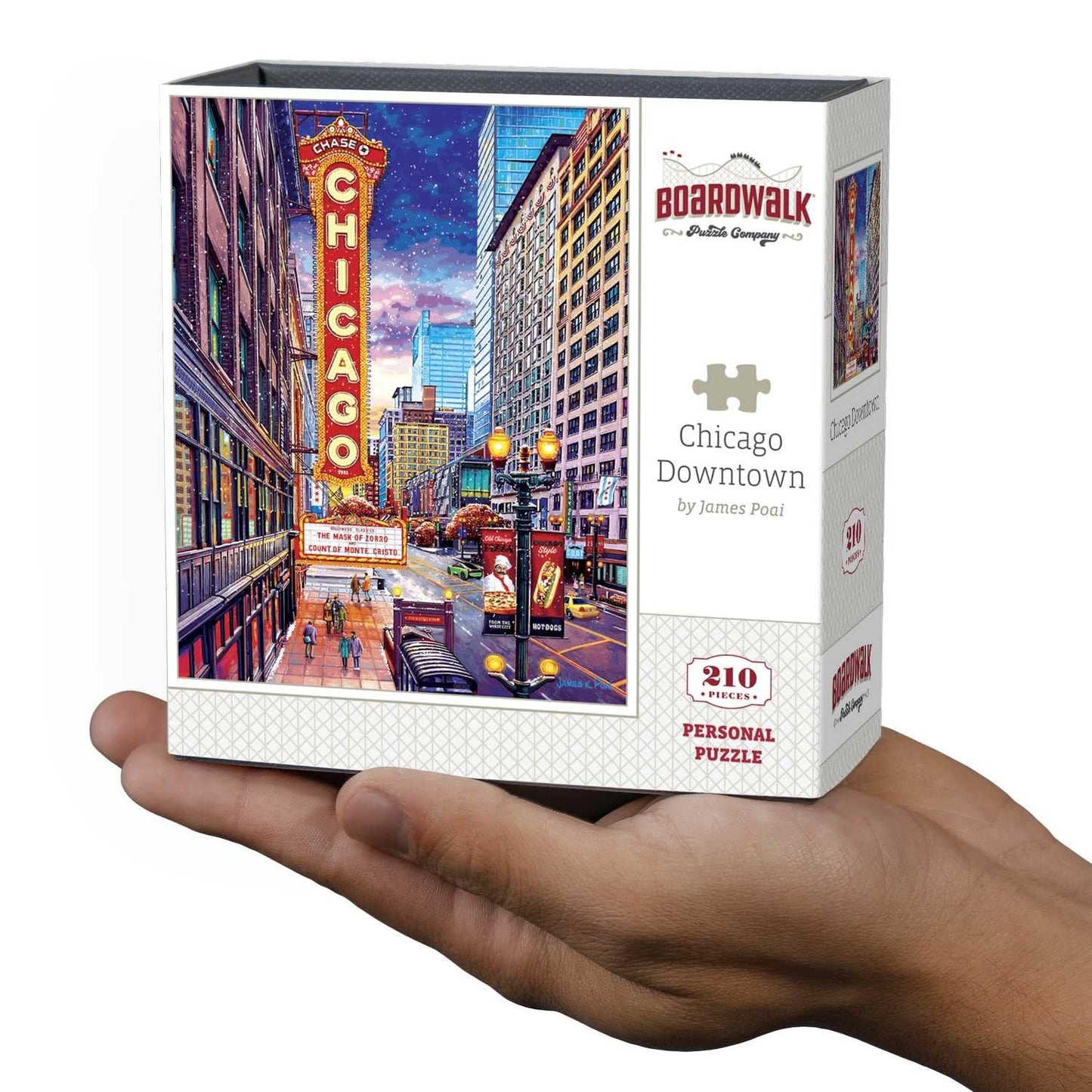 Chicago Downtown by Boardwalk - Personal Puzzle - 210 Piece