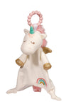 Douglas Baby Unicorn Teether Plush Stuffed Animal Toy