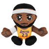 Bleacher Creatures Los Angeles Lakers Lebron James 8'' NBA Kuricha Sitting Plush (Gold Jersey) - Soft Chibi Inspired NBA Superst