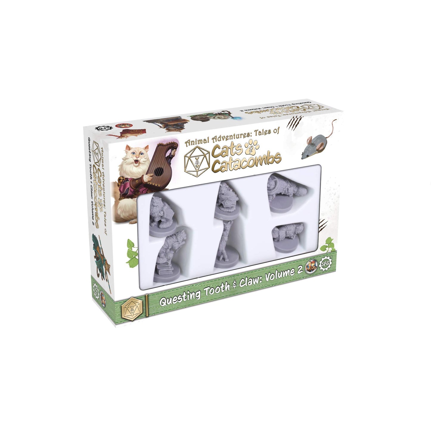 Steamforged Games Steaacc-002 D&D Cats & Catacombs Tooth & Claw 2 Adventures Game