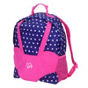 Sophia'S 15' Inch & 18' Inch Doll Accessorrites, Polka Dot Backpack Carrier To Fit & Transport 15'' Inch & 18'' Inch Dolls, Pink/Navy