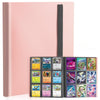 Card Binder 9 Pocket Trading Card Album Folder 20 Pages 360 Card Capacity Sports Card Binder enhanced Card Binders Compatible with MTG TCG Baseball Cards (Pink)