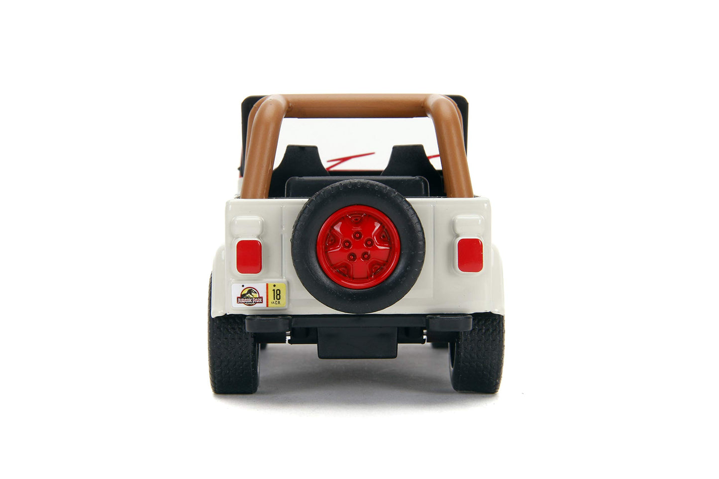 Jada Toys Jurassic World 1:32 Jeep Wrangler Die-cast car, Toys for Kids and Adults