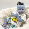 BNNPUU Reborn Baby Dolls 19 Inch Handmade Lifelike Baby Dolls Soft Fabric Body Like A Real Baby Reborn Closed Eyes Dolls