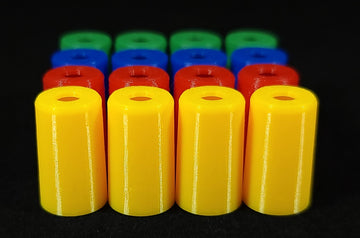 Trouble Board Game Replacement Pieces Parts Movers Pawns Pegs -16 Red Green Blue Yellow