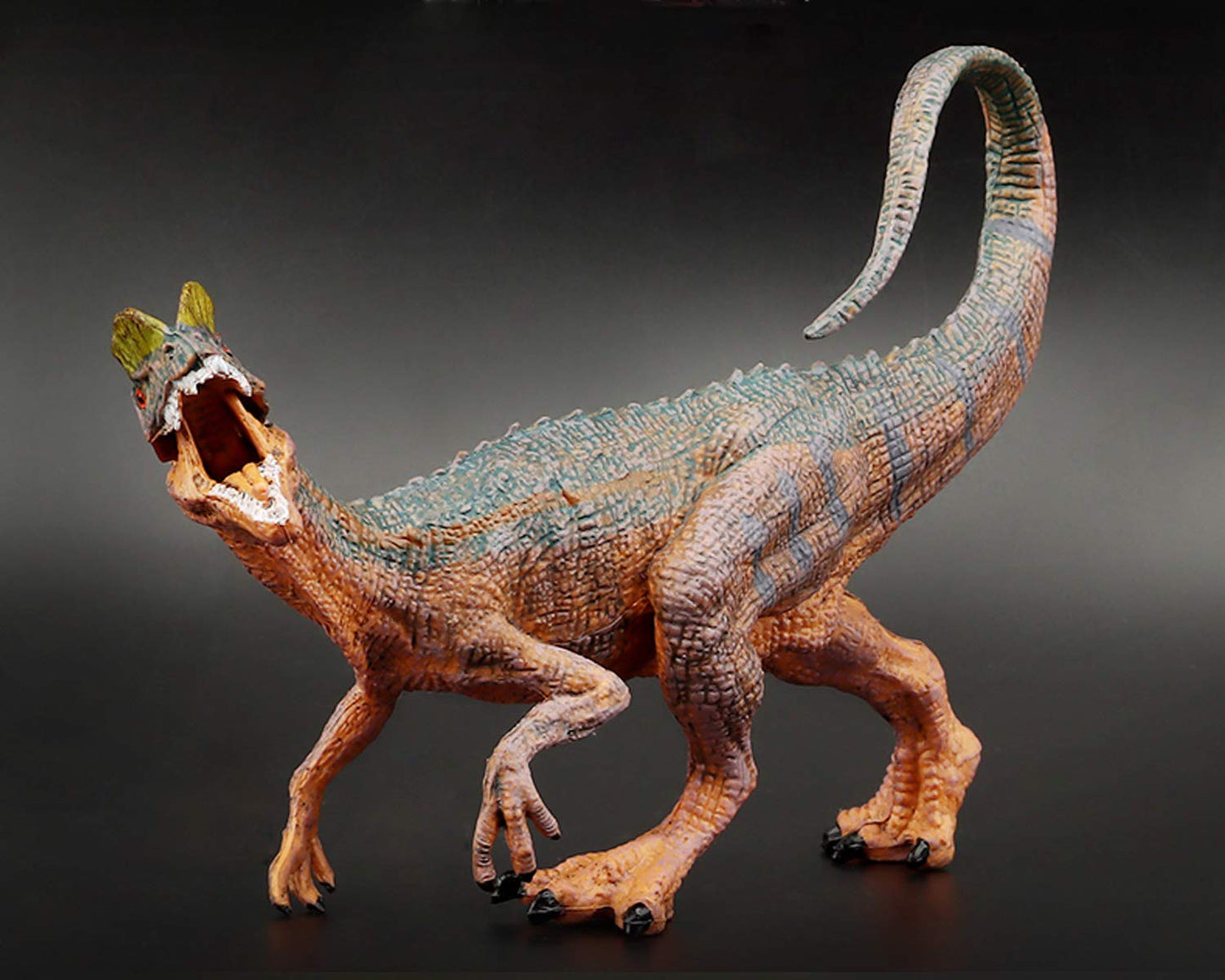 Gemini&Genius Dilophosaurus Dinosaur Toy, Realistic Action Figure, Gift, Stocking Stuffer, Birthday Cake Topper, Family Party Gifts, Room Decoration For Kids