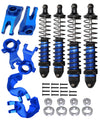 RCMYou Upgrades for 1/10 ARRMA,Alloy RC Shocks,Caster Block,Steering Blocks,Rear Stub Axle Carriers for Granite/Senton 4x4 3S Bl