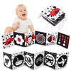 Vicloon Black And White Baby Toys, High Contrast Baby Book For Newborn 0-3 3-6 Months, Infant Tummy Time Toys, Early Education S