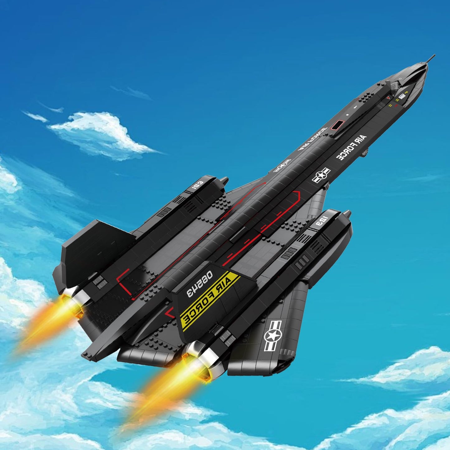 Fighter Jet Toy Building Sets - 1775 Peice Large Model Airplane Kit For Adults Boys Girls, Military Toys Are Suitable For Milita