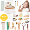 Makeup Kit Toys for 2 Year Old Girls Gifts - Wooden Makeup Toy Set Pretend Play for Toddler 2-4 - Montessori Toys for 2 3 Year O