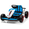 24V Electric Go Kart for Kids 6-12 Years Old, Drift Kart with 2 * 200W Dual Motors, 8.1 MPH High Speed Toy Race Car, Adjustable