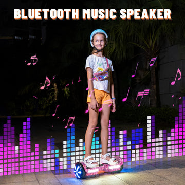 Simate Scooter, Bluetooth Speakers And Led Light-Up Wheels, App Control, Dual 250W Motors, 8.5 Mph Max Speed & 8.5 Miles Max Ran