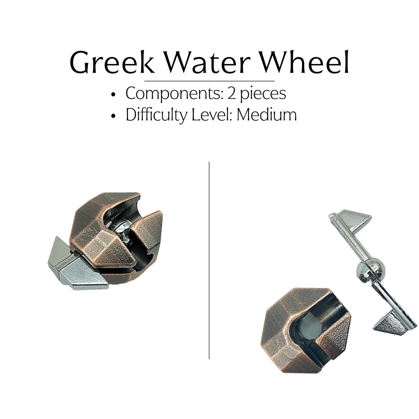 Project Genius Curated Collection Gift Set, 5 Premium Wood & Metal Puzzles, 3D Brainteaser Gift For Kids 8+, Teens, And Adults - True Genius Disassembly And Disentanglement Variety Pack