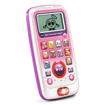 VTech Rock and Bop Music Player, Pink, Plastic, 3.3 x 0.7 x 6.2 inches, Model 80-196250