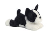Aurora® Buster™ Boston Terrier Stuffed Animal - Black 12.5 Inches, Polyester, Perfect for All Ages, Ideal for Birthdays and Imaginative Play
