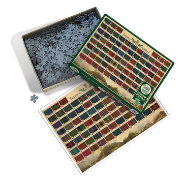 Cobble Hill 1000 Piece Puzzle - Tartans Of Scotland - Sample Poster Included