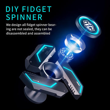 Fidget Spinners, Fidget Spinners Toy, Stress Anxiety Adhd Relief Figets Toy, Spinner Gifts For Adults And Kids, Metal Finger Han