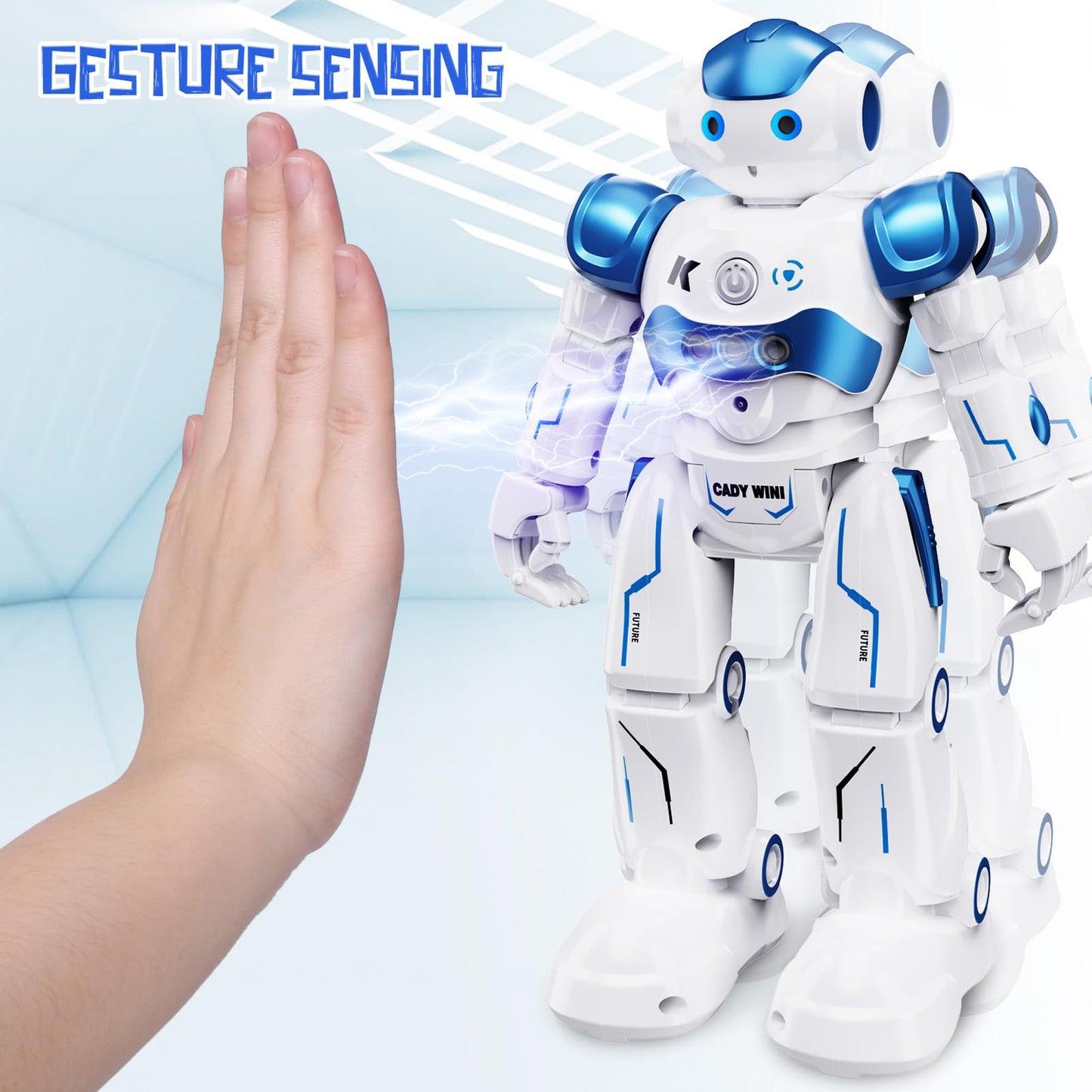 SGILE RC Robot Toys for Kids, Gesture Sensing Programmable Rechargeable Remote Control Robot for Age 3 4 5 6 7 8 12 Year Old Boy