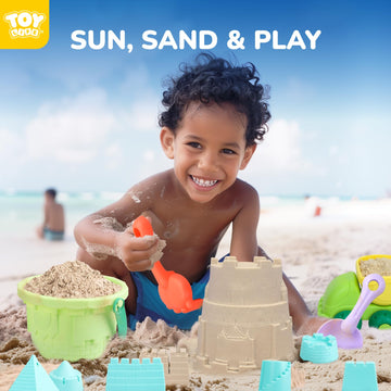 TOY Life Beach Toys for Toddler 1-3 Sand Toys for Kids Beach Toys for Kids Ages 4-8 Sandbox Toys Dump Truck Toy Beach Toys for K