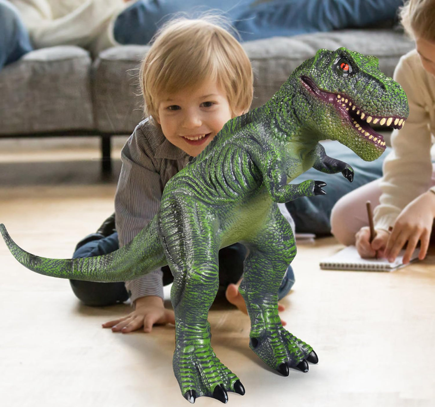 Yongjule Large Soft Dinosaur Toys- 28' Jumbo Dinosaur Toys For Boys, Realistic Looking Dinosaur, Giant Dinosaur Toys For Kids 3-5, Toddler Dinosaur Toy Gift