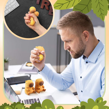 Meooeck 12 Pcs Stress Relief Toys Mini Animal Toys For Stress Relief Cute And Fun For Birthday, Christmas, Office, Stocking Stuf