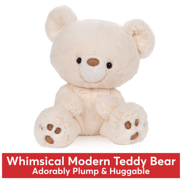 GUND Kai Teddy Bear - Premium Plush Stuffed Animal, 12 Vanilla/Cream, Ideal for Ages 1 & Up