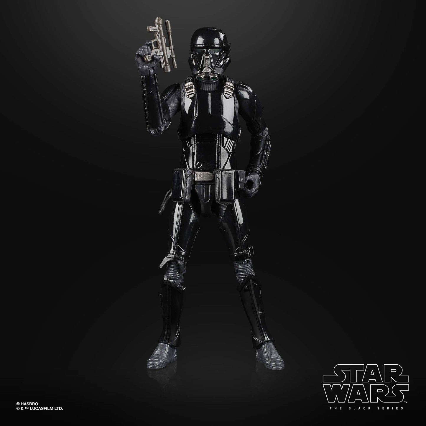 STAR WARS The Black Series Archive Imperial Death Trooper Action Figure - 6-Inch, Black, Plastic, Model F1907, Rogue One 50th Anniversary
