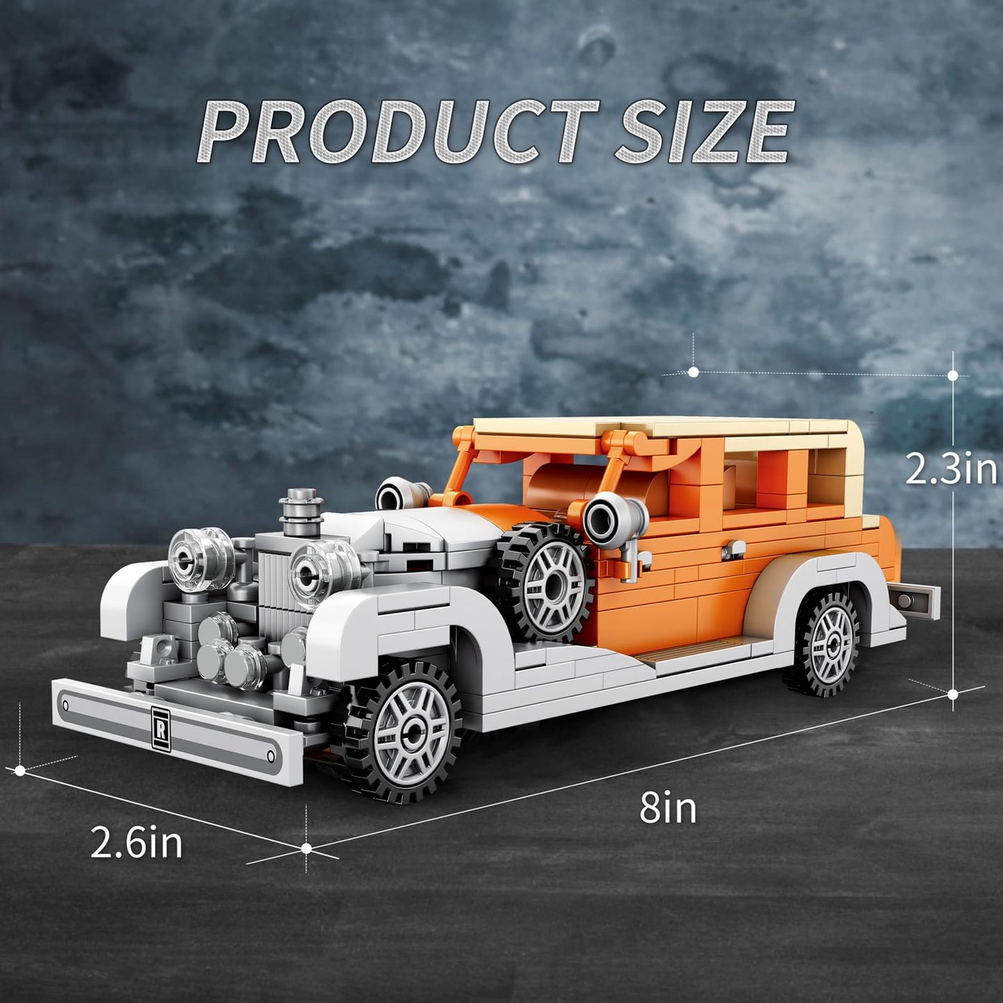 Zylegen Speed Racing Cars Building Sets For Kids, Mini Sports Classic Cars Building Blocks Toy Set, Model Cars Diy Building Kit