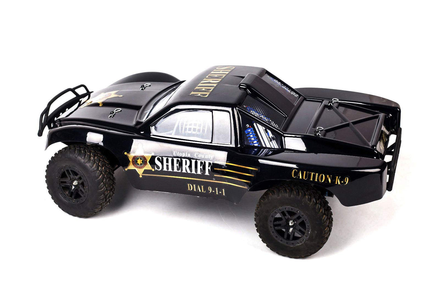 SummitLink Compatible Custom Body Police Style Replacement for 1/10 Scale RC Car or Truck (Truck not Included) SS-PO-02