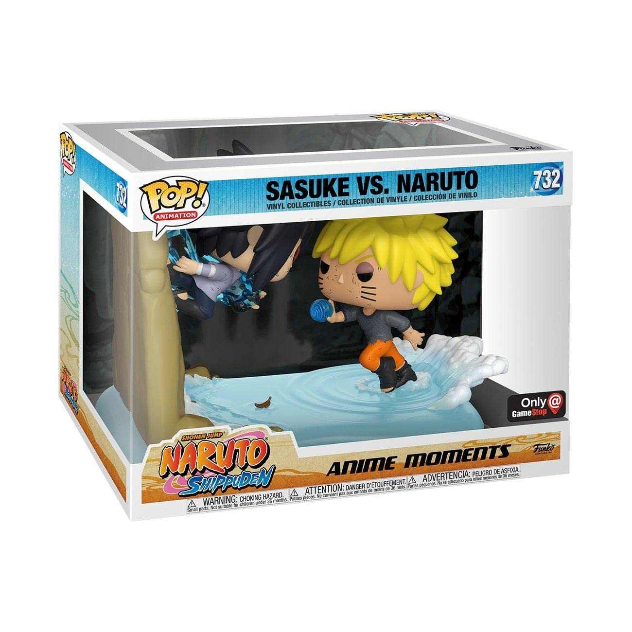 Funko Pop! Naruto Shippuden Naruto Vs Sasuke Exclusive Anime Moments