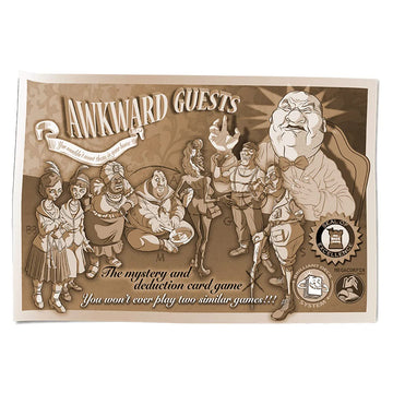 Megacorping - Uncomfortable Guest Board Game, Sepia Color (Invest)