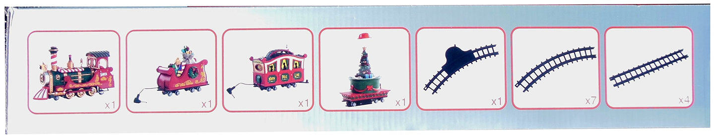 Lemax North Pole Railway, 26.18 In L X 44.49 In W X 5.91 In H, Polyresin Plastic Blend