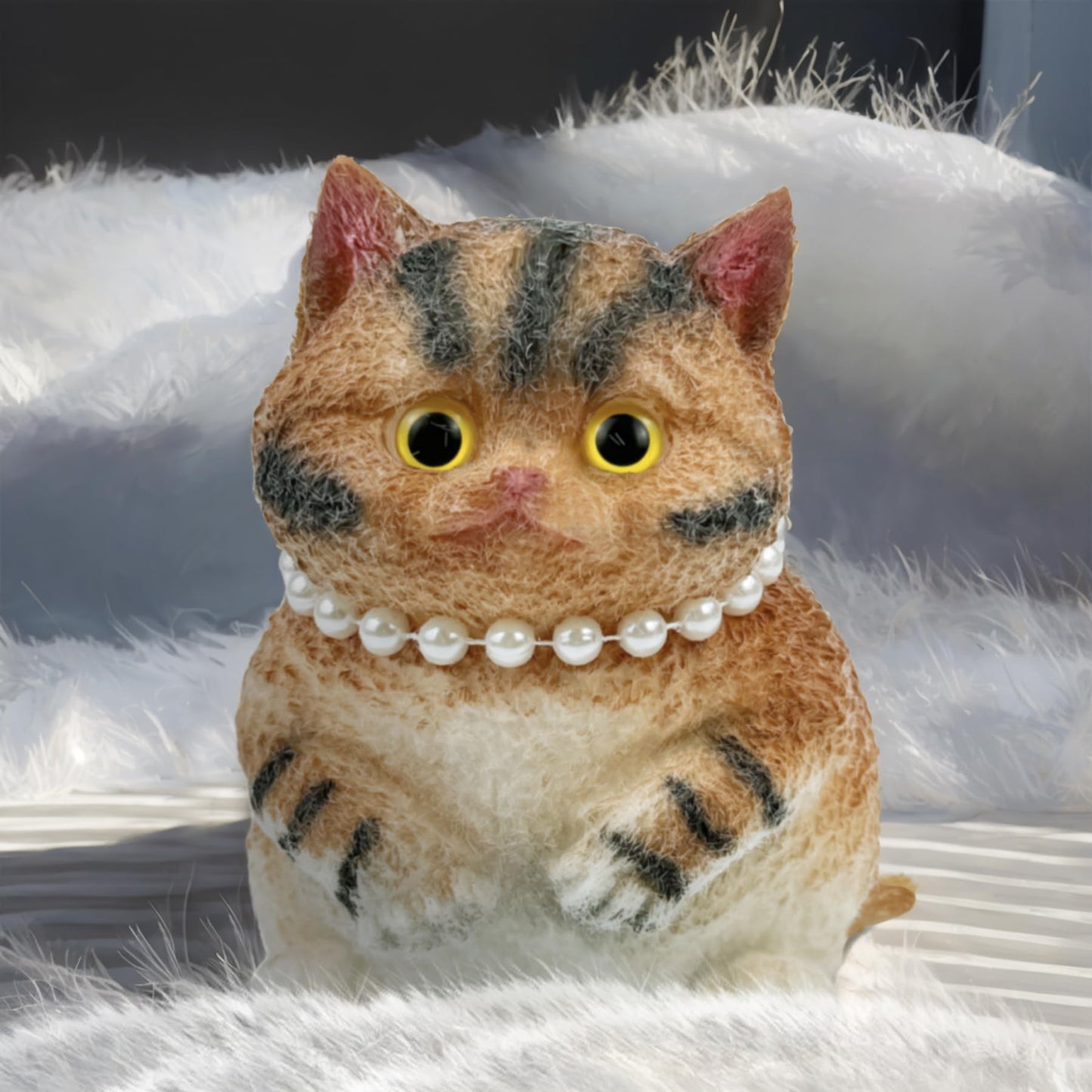 Xpqkdc Taba Stress Cat Toys - Big Stress Relief Toys, Handmade Super Soft Tpr Cat, Large Cat Squeeze Toys For Kids & Adults, Squ