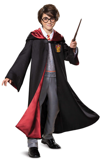 Harry Potter Prestige Hooded Robe And Jumpsuit Child Costume Large (10-12)