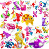 40 Packs Variety Animal Christmas Classroom Students Bulk Rainbow Bubbel Fidgets Gifts from Teach Mini Pop Holiday Rewards Party Favors for Kids mature-themed