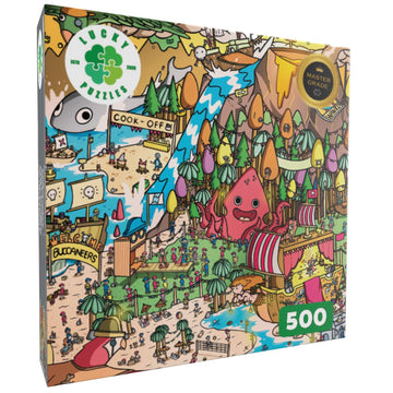 Lucky Puzzles 'Pirates' Paradise' - 500 Piece Puzzle