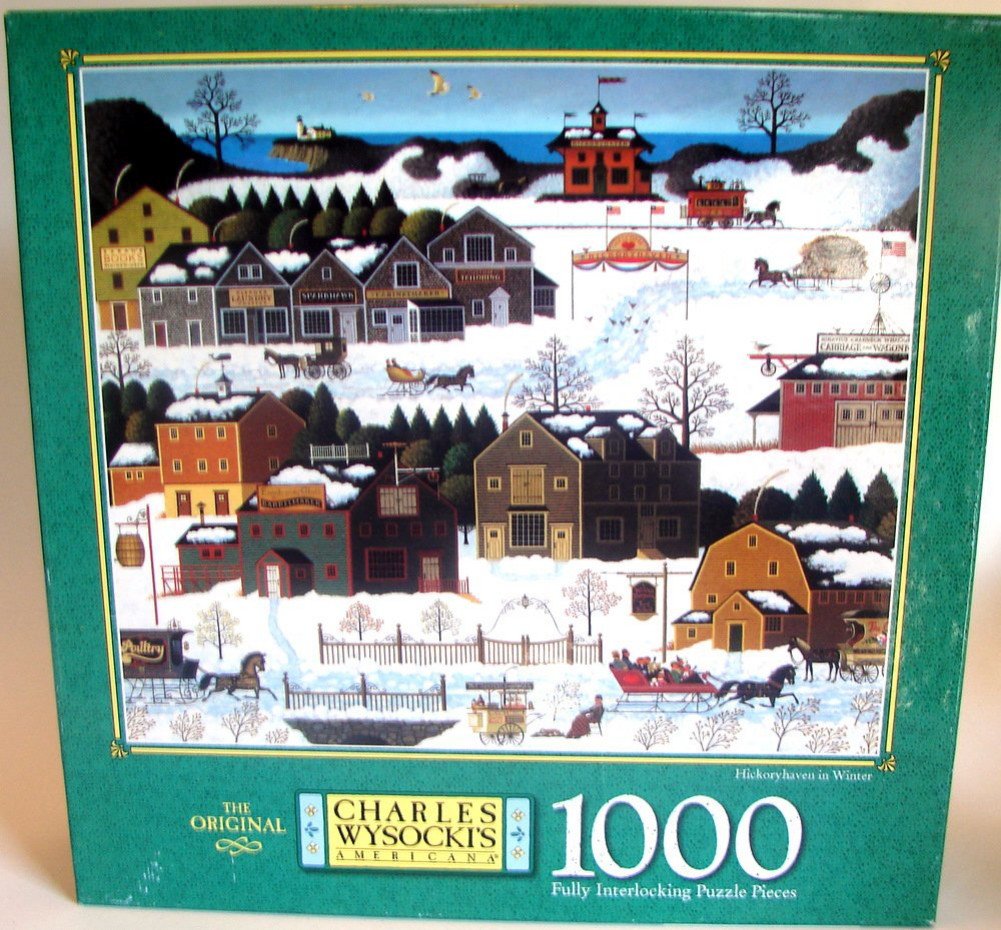 Wysocki 1000-Piece Puzzle: Sleigh Race
