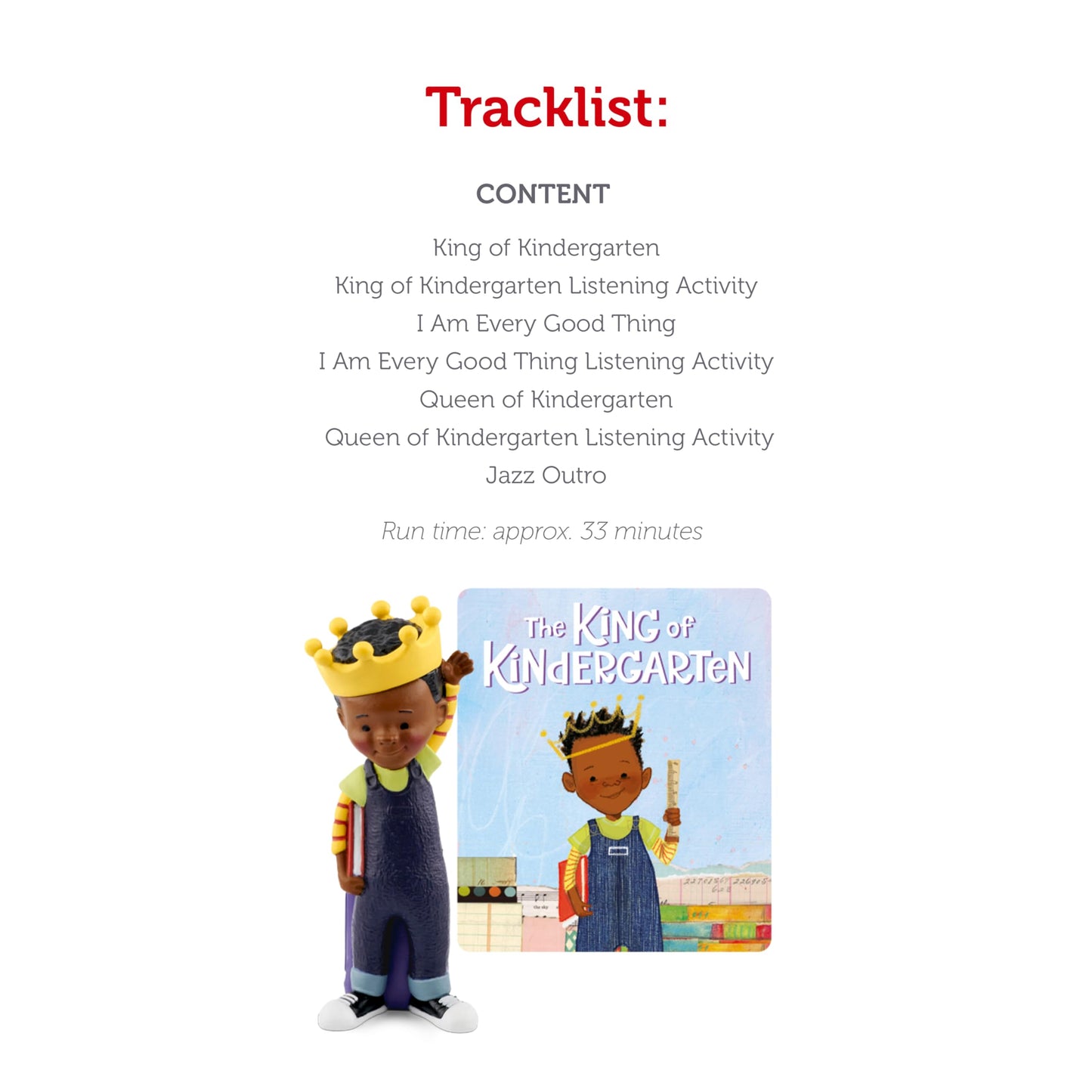 Tonies King Of Kindergarten Audio Toy Figurine