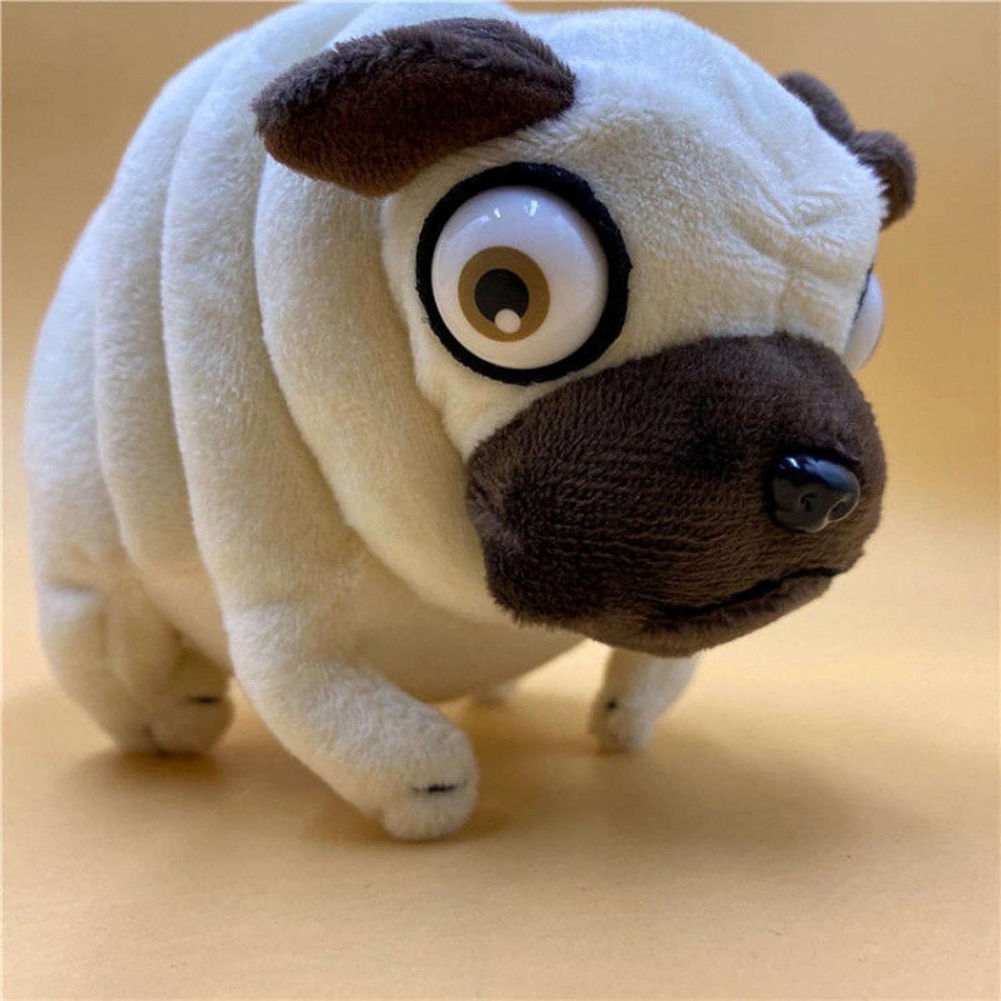CWZY Pug Plush Toy - 6" Funny Cute Stuffed Animal, Cotton Material, Ideal Gift for Kids and Adults
