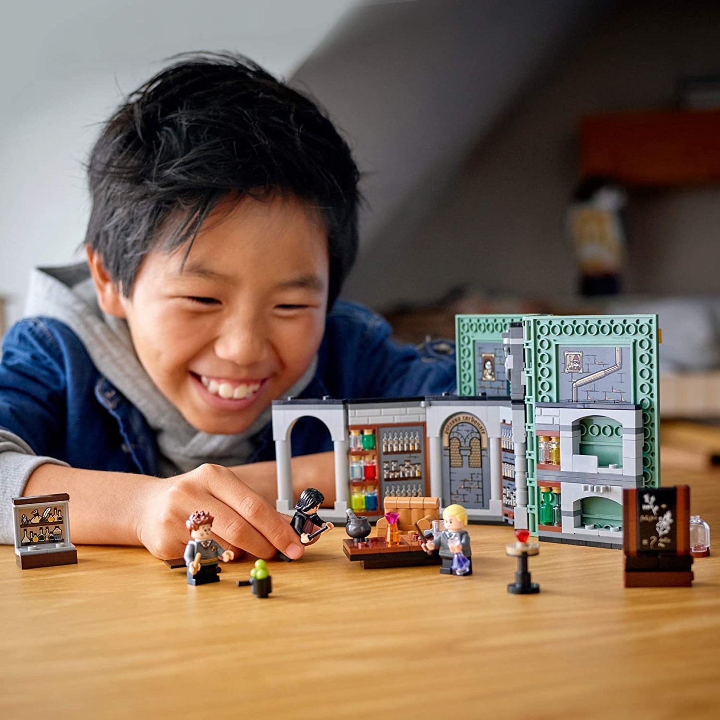 Lego Harry Potter Hogwarts Moment: Potions Class 76383 Brick-Built Playset With Professor Snape S Potions Class, New 2021 (270