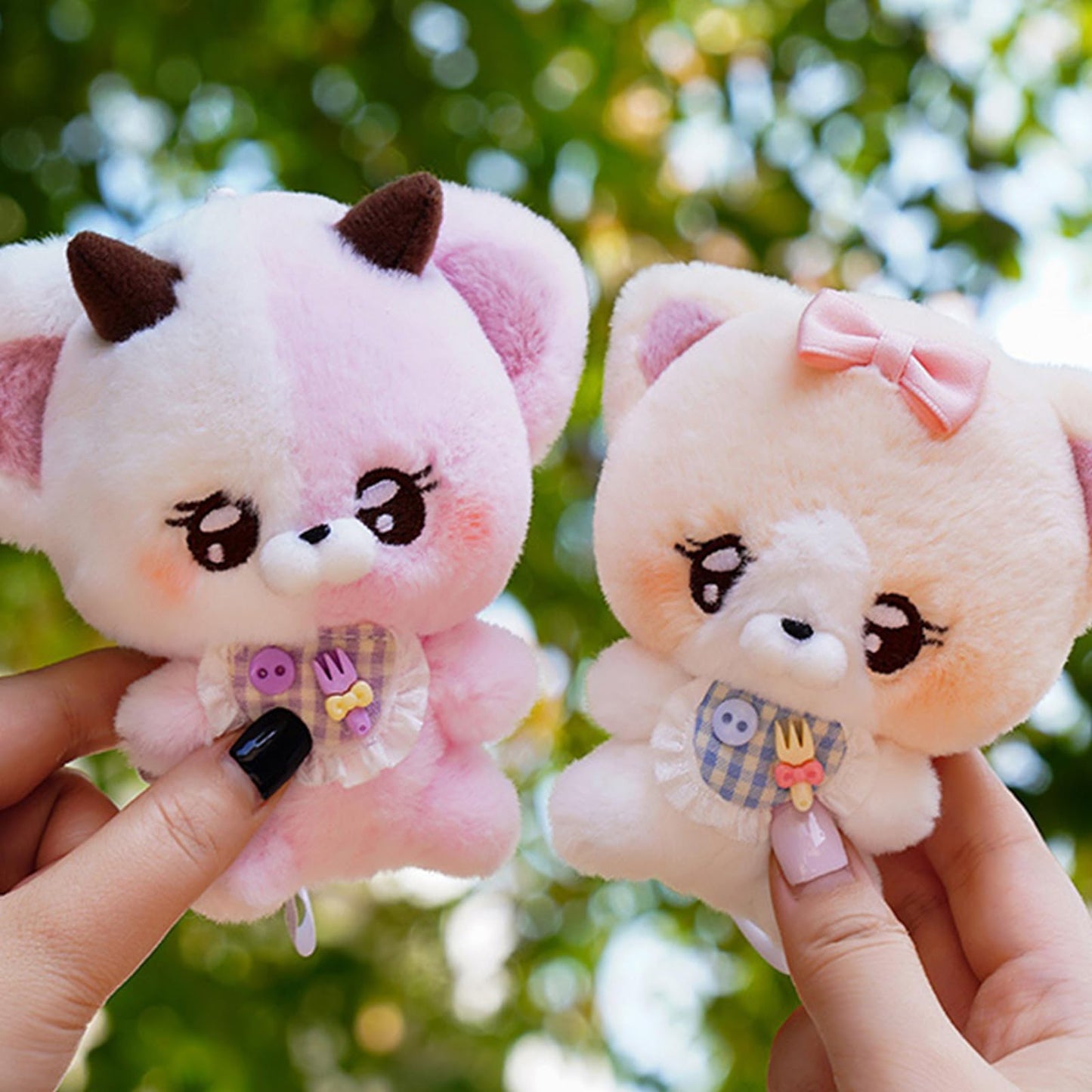 Calembou Anime Plush Doll, 5'' Handspupu Series Kawaii Animals Plush Figure, Cute Stuffed Doll Collectible Plush Toys Christmas